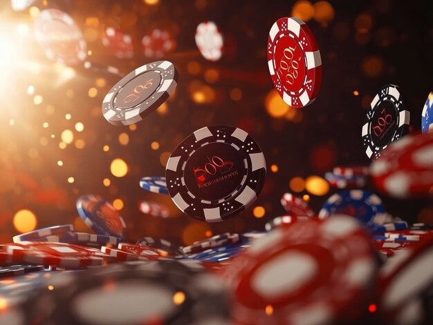 Live casino table with multiple players